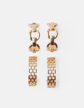 2-pack of chain earrings – Signature Edition 2-pack of chain earrings – Signature Edition