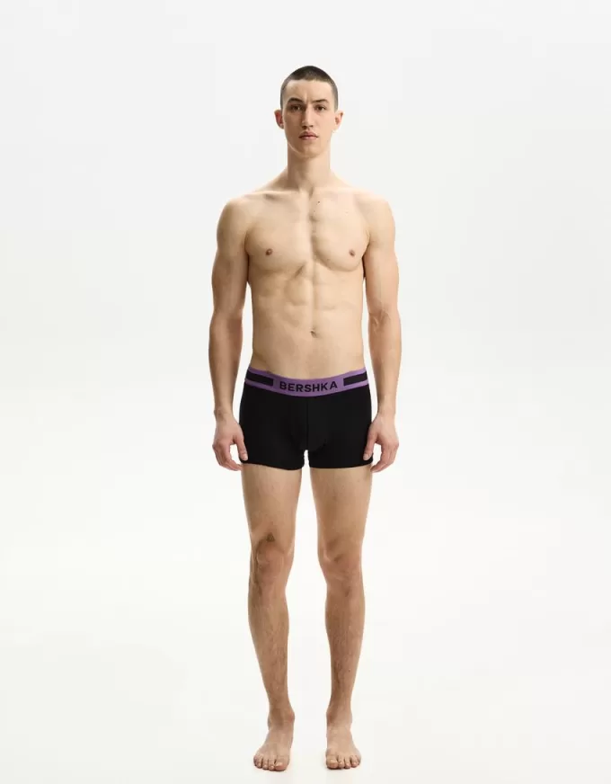 3-pack of boxers with printed waistband