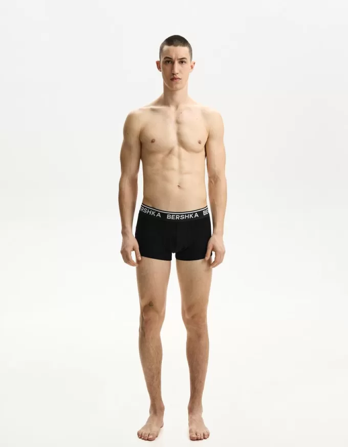 3-pack of boxers with printed waistband