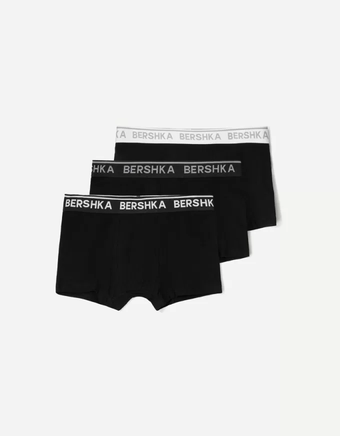 3-pack of boxers with printed waistband