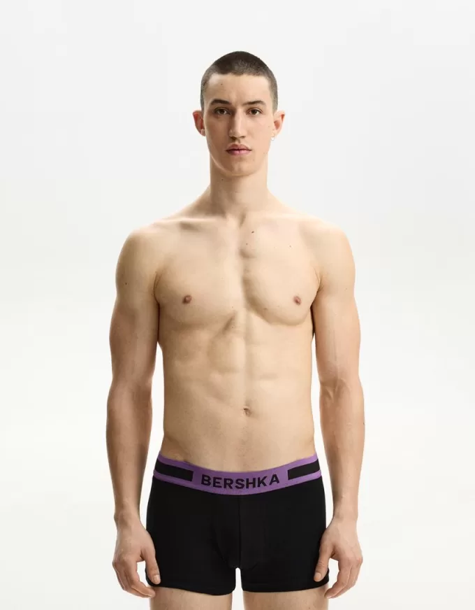 3-pack of boxers with printed waistband