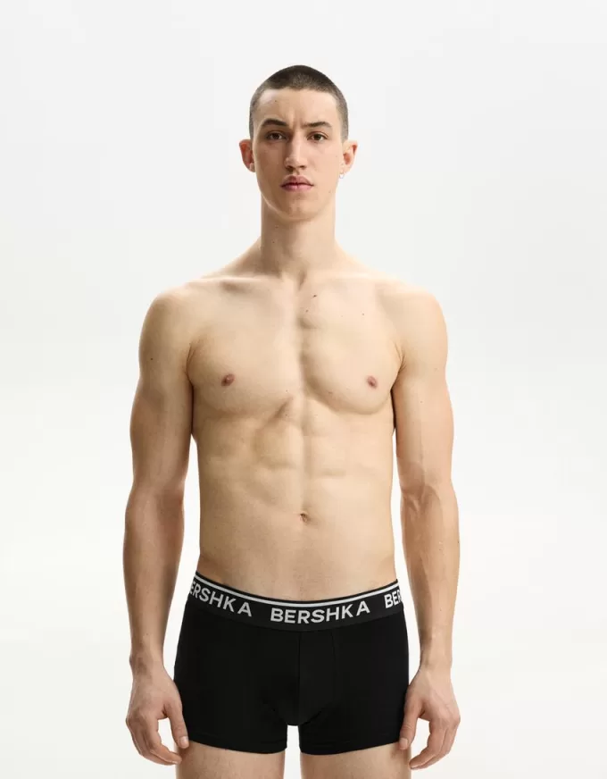 3-pack of boxers with printed waistband