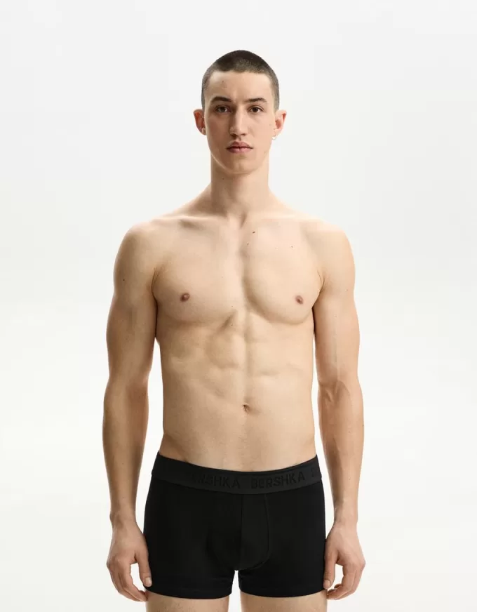 3-pack of boxers with printed waistband