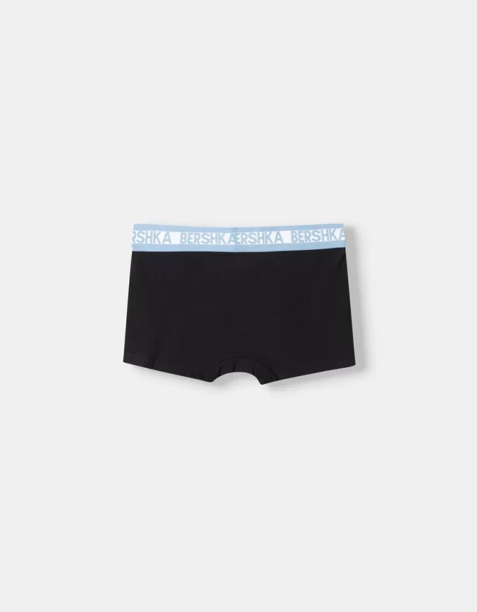3-pack of boxers with wide printed waistband