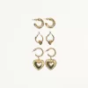 3-pack of earrings