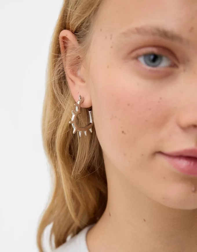 3-pack of grunge hoop earrings 3-pack of grunge hoop earrings