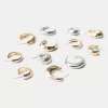 6-pack of hoop earrings 6-pack of hoop earrings
