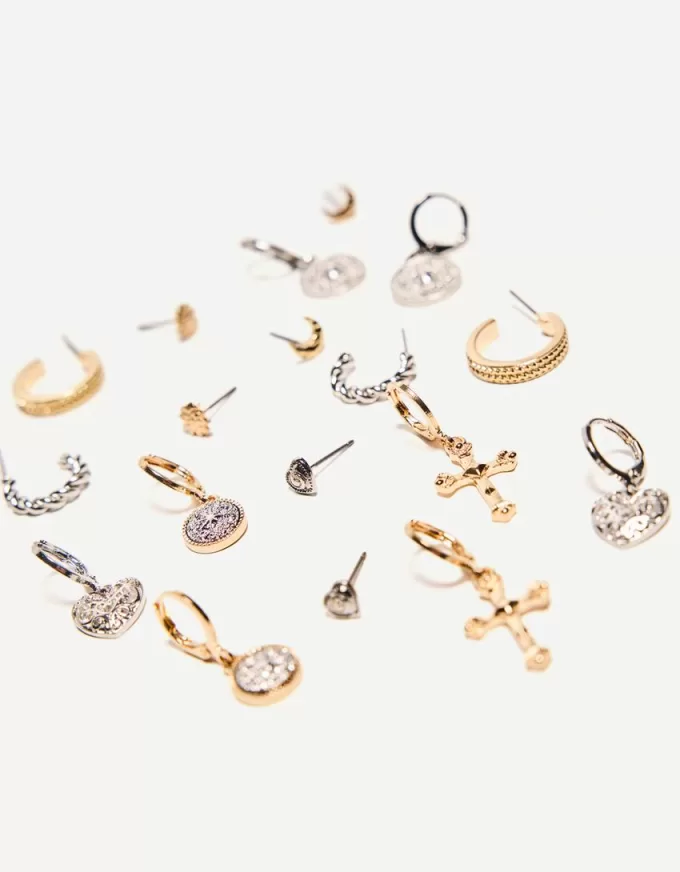 9-pack of boho earrings