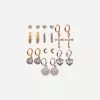 9-pack of boho earrings