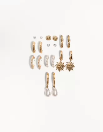 9-pack of earrings 9-pack of earrings