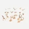 9-pack of earrings
