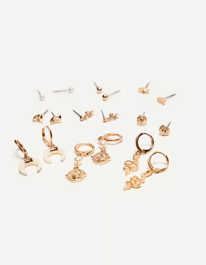 9-pack of earrings