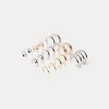 9-pack of hoop earrings 9-pack of hoop earrings