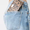 Animal print card holder