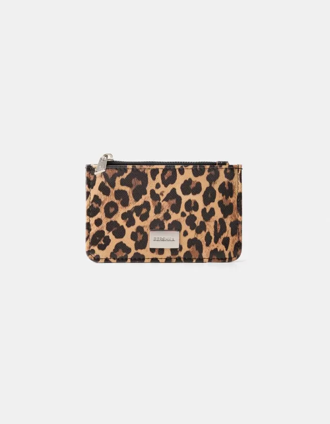 Animal print card holder