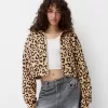Animal print hoodie