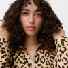 Animal print hoodie