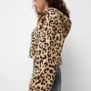Animal print hoodie