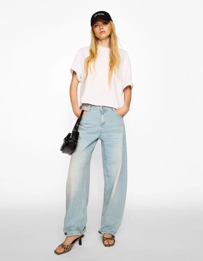 Animal print kitten heel sandals