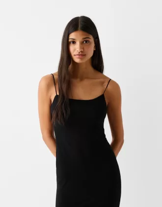 Animal print midi dress