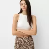 Animal print mini skirt Animal print mini skirt