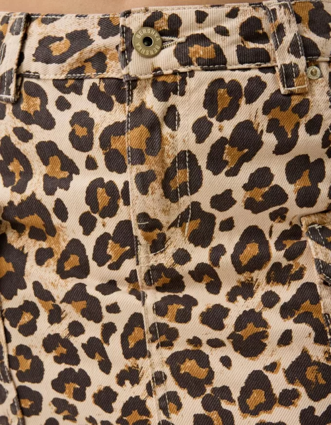 Animal print mini skirt Animal print mini skirt