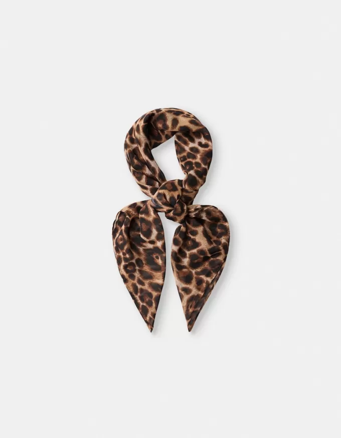 Animal print scarf