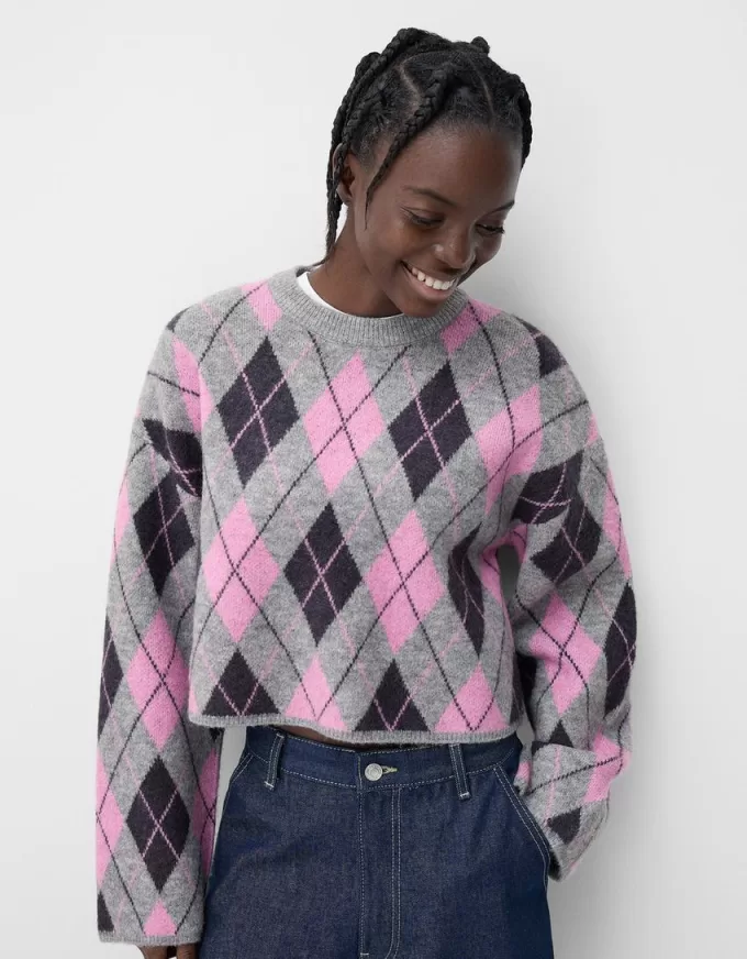 Argyle jacquard sweater Argyle jacquard sweater