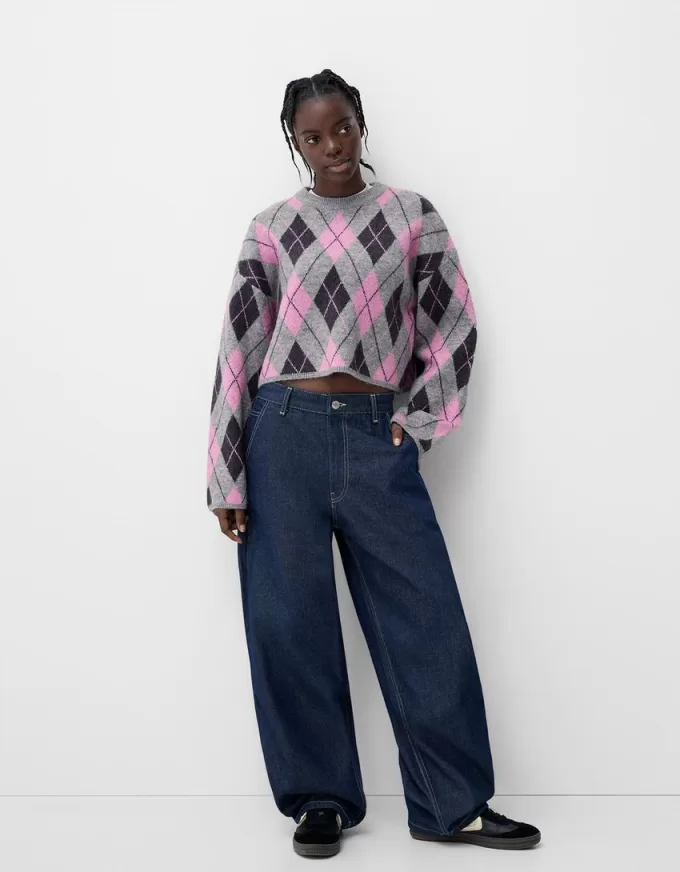 Argyle jacquard sweater Argyle jacquard sweater