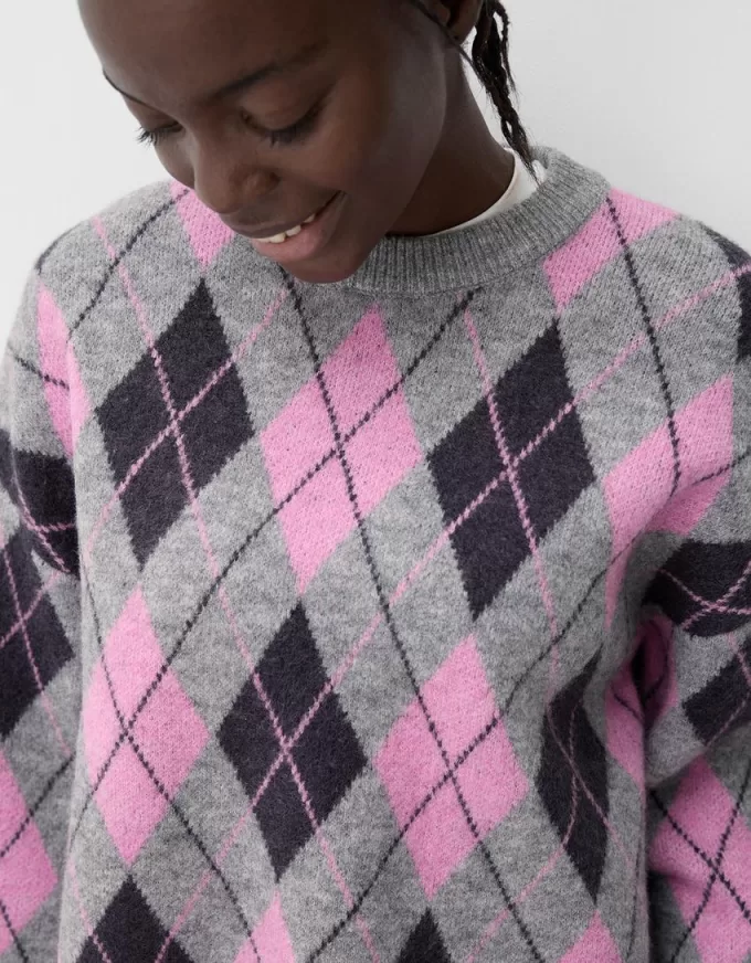 Argyle jacquard sweater Argyle jacquard sweater