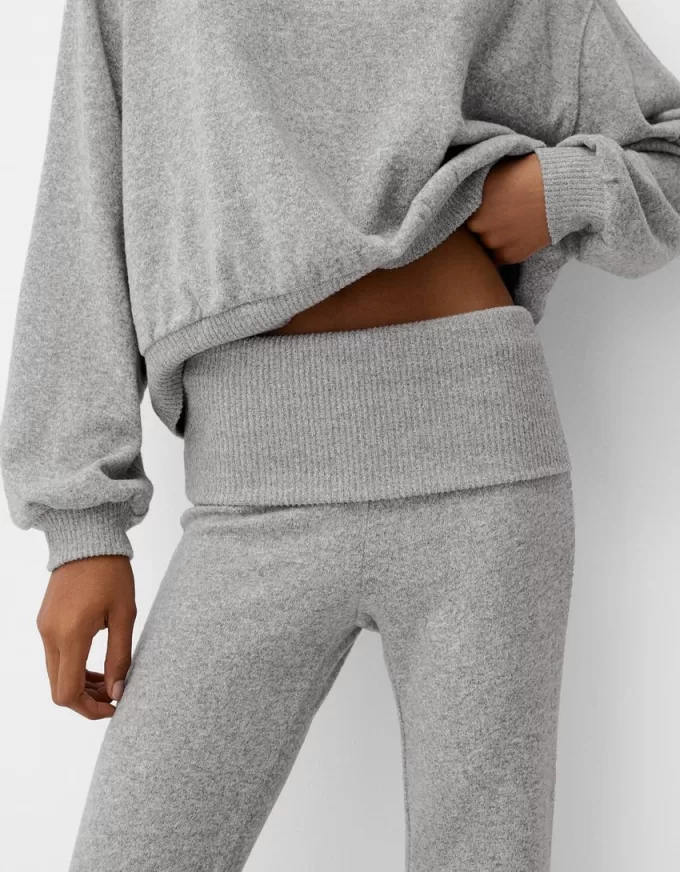 Asymmetric soft touch sweater