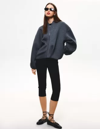 BERSHKA SERIES neoprene-effect jacket