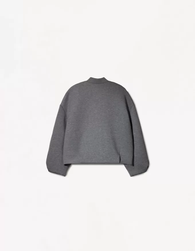 BERSHKA SERIES neoprene-effect jacket