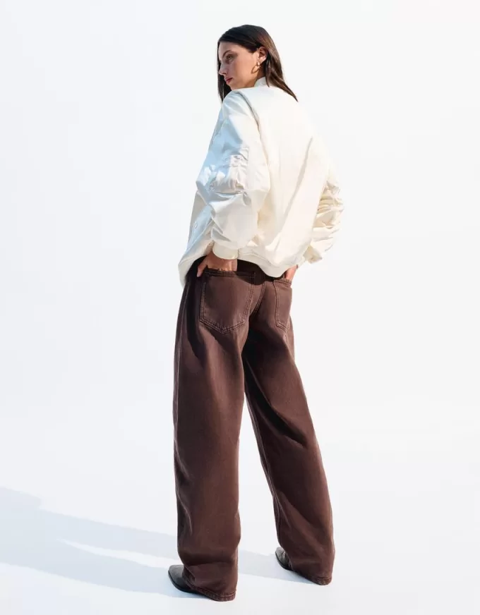 BERSHKA SERIES oversize bomber jacket