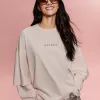 BERSHKA SERIES print double-sleeve T-shirt