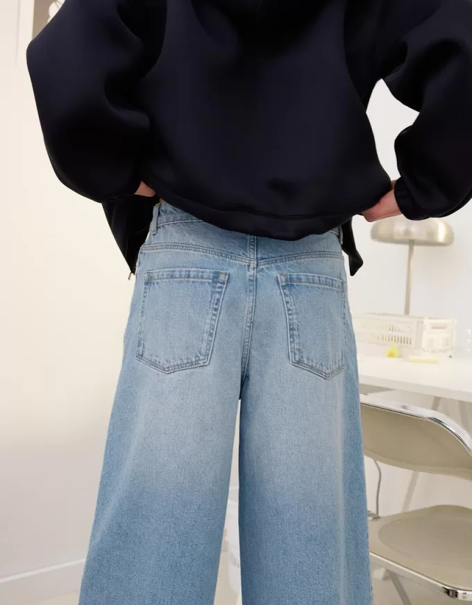 Baggy denim Bermuda shorts Baggy denim Bermuda shorts