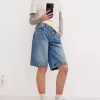 Baggy denim shorts
