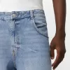 Baggy jeans with seam details