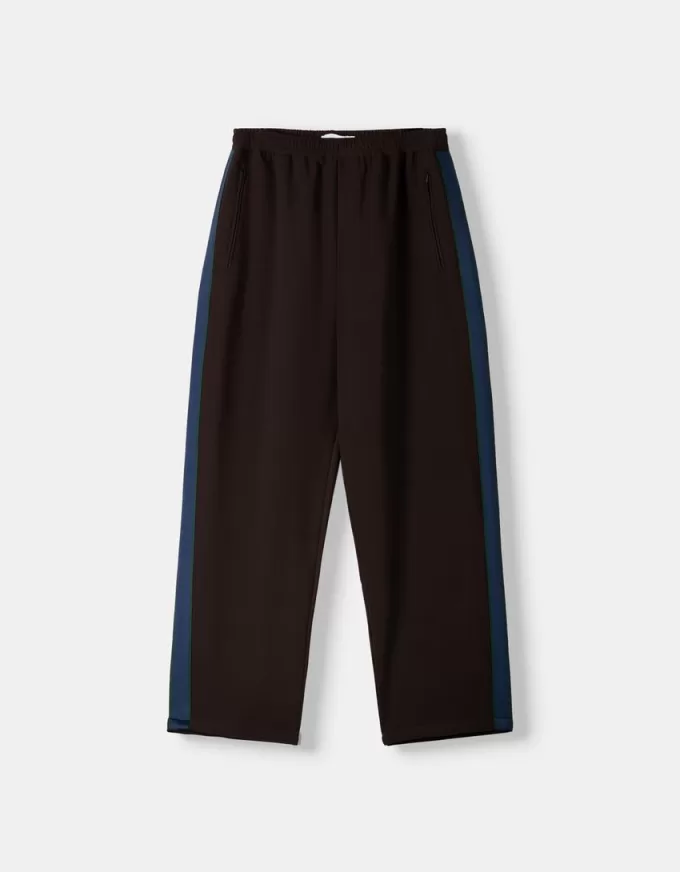 Baggy pants with side stripes Baggy pants with side stripes