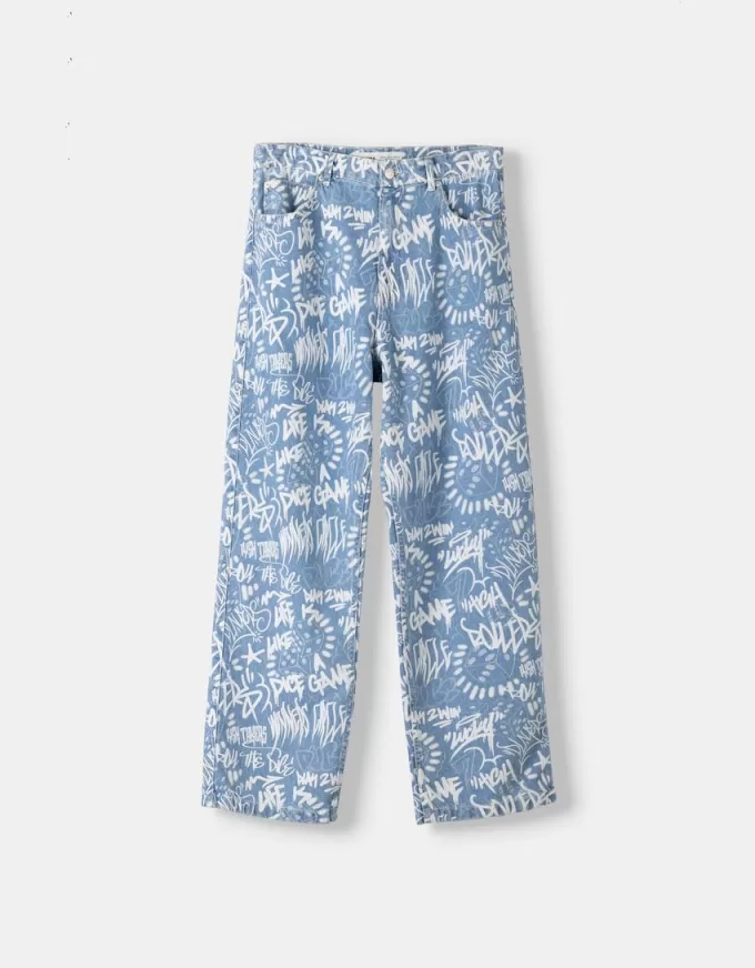 Baggy printed jeans Baggy printed jeans
