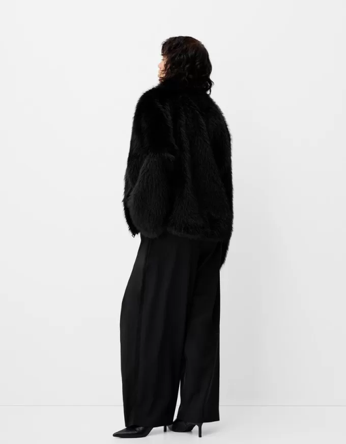 Balloon fit pants with belt