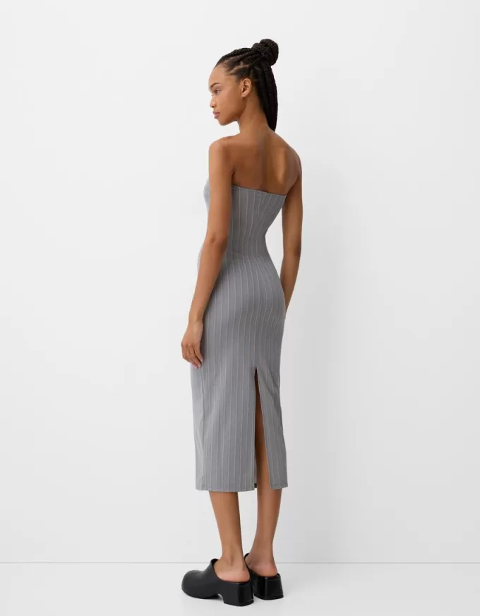 Bandeau neckline midi dress Bandeau neckline midi dress