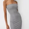Bandeau neckline midi dress Bandeau neckline midi dress