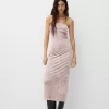 Bandeau velvet midi dress Bandeau velvet midi dress