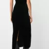 Bandeau velvet midi dress Bandeau velvet midi dress