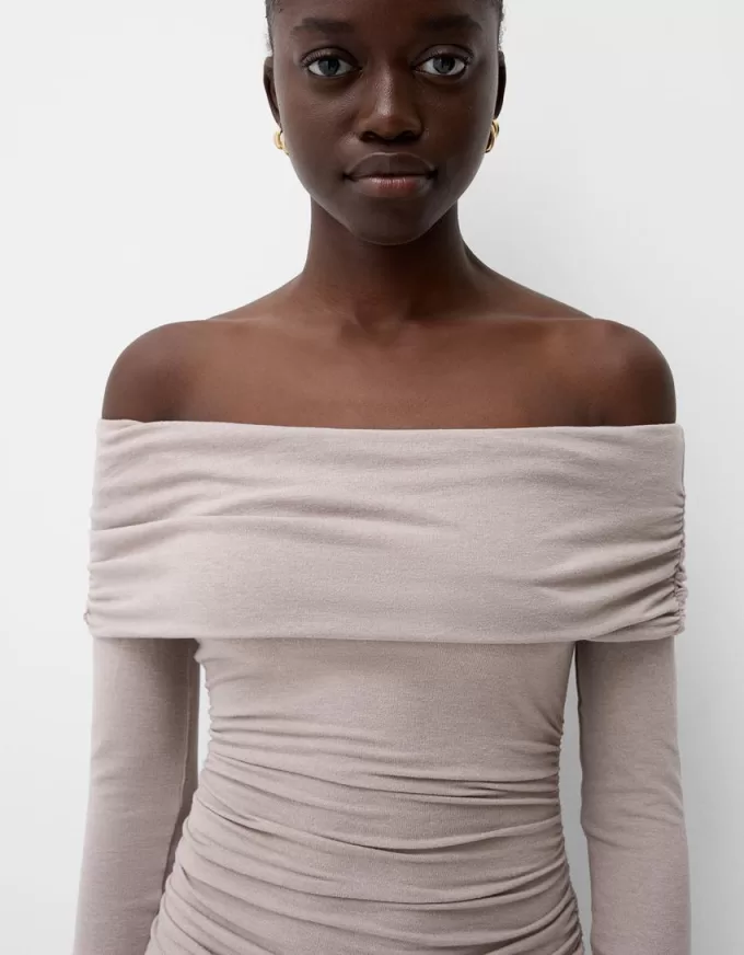 Bardot midi dress Bardot midi dress