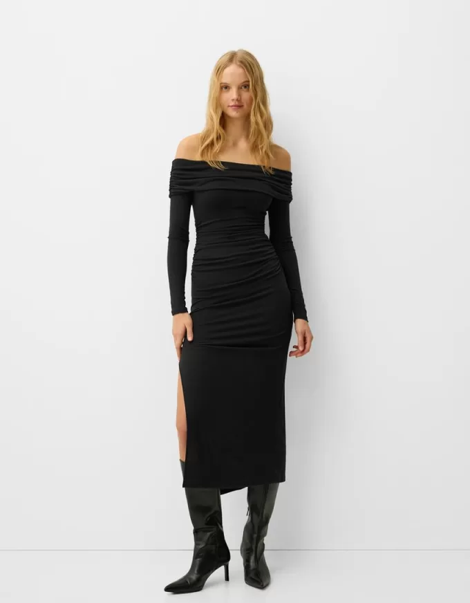 Bardot midi dress Bardot midi dress