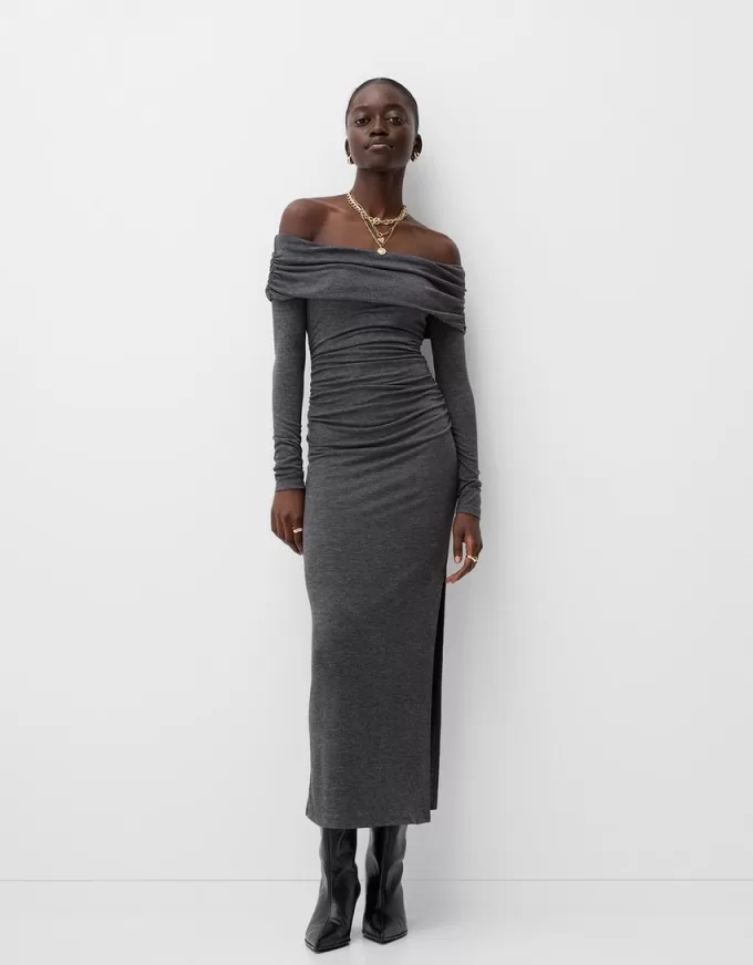 Bardot midi dress Bardot midi dress