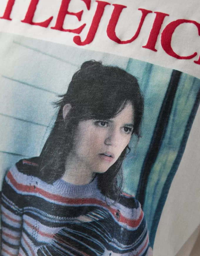 Beershka x Beetlejuice print T-shirt