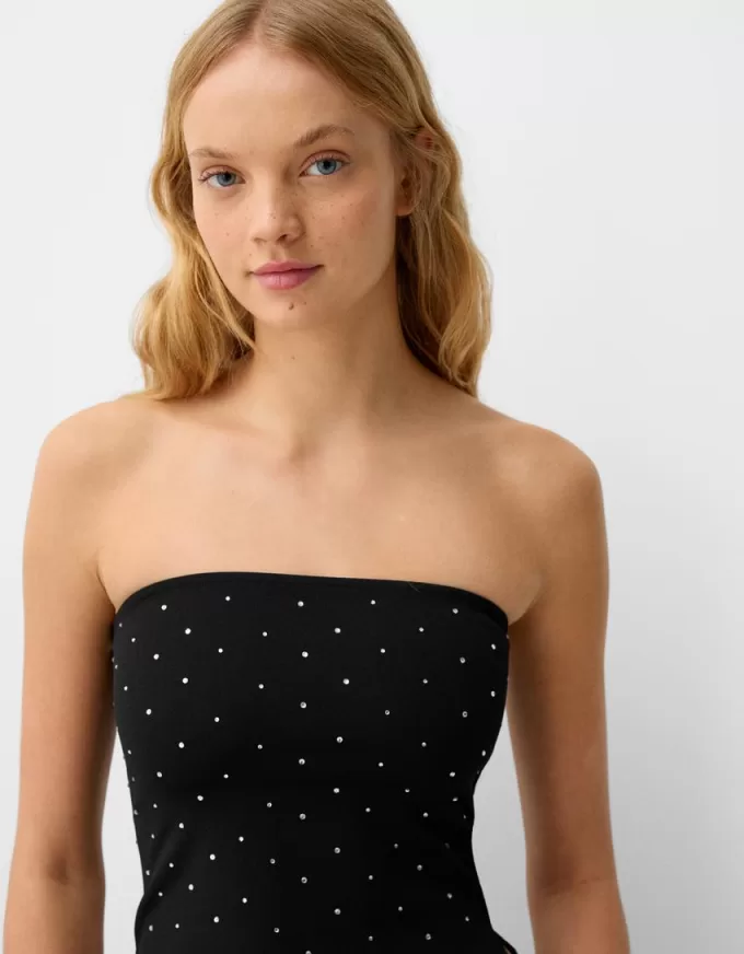 Bejeweled bandeau top Bejeweled bandeau top